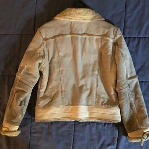 Women jacket genuine leather Shell by black rivet
